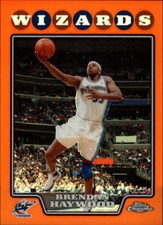 2008-09 Topps Chrome Refractors Orange #162 Brendan Haywood/499 - NM-MT