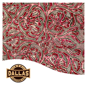 Embossed Leather Cuts | Cowboy Tool Flamingo | Pre-Cut Sheets Select Size | DLCo - Picture 1 of 3