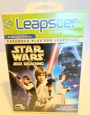 LeapFrog Leapster Learning Fun Game Star Wars Jedi Reading Children Educational - Image 1 of 4