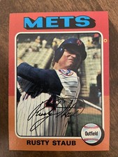 1975 TOPPS RUSTY STAUB NEW YORK METS #90