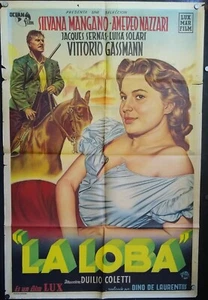 Il Lupo Della Sila (1949), Silvana Mangano, Original Argentina Poster, 10811 - Picture 1 of 1