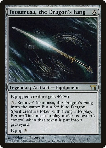 MTG - Tatsumasa, the Dragon's Fang - Champions of Kamigawa - Magic the Gathering - Image 1 of 1