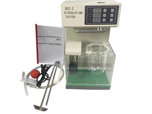 Tablet Dissolution Tester Dissolution Rate Degree Detector Speed Range 20-200rpm - Picture 1 of 21