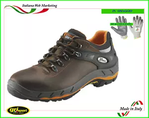 SCARPA CALZATURE LAVORO ANTINFORTUNISTICA GRISPORT 71601 VIBRAM + GUANTI LAVORO - Foto 1 di 5