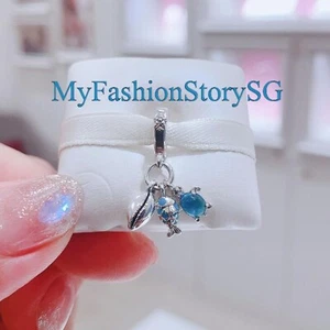 Pandora Fish, Sea Turtle & Conch Triple Dangle Charm S925 Ale Birthday Gift - Picture 1 of 1