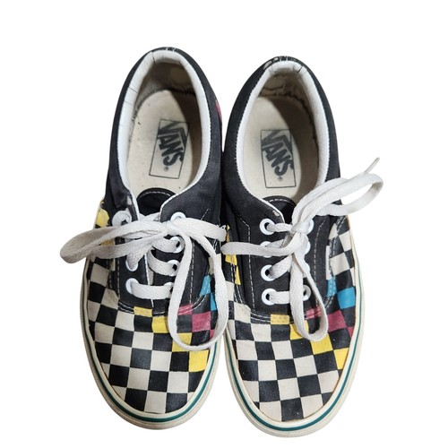 Sneakers stringate Vans Oldol Skoolaleno a acacchi scacch grun goth pun emoirl