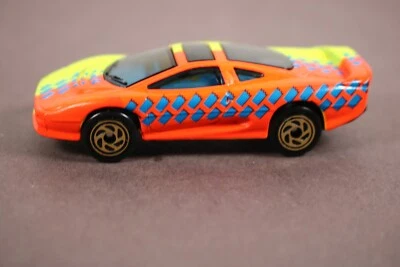 Caja de cerillas vintage NARANJA Y AMARILLO Jaguar XJ220 1:64 LQQK Foto 1 de 4