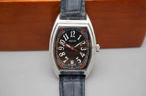 Epos Elegance 3332 Black Dial Swiss Tonneau Automatic Watch - Picture 1 of 18