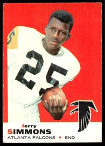 1969 Topps Football Jerry Simmons Atlanta Falcons #24 - Picture 1 of 2