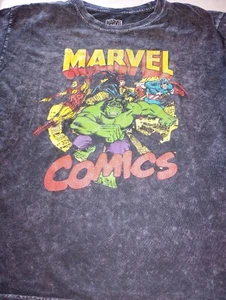 Marvel Comics Classic graphic t-shirt black men's Large - Picture 1 of 2