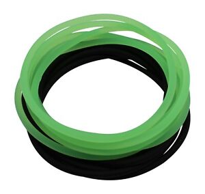  Soft Silicone Jelly Bracelet Set Extremely Strong & Stretchy Adult Size