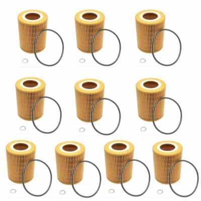 New Set of 10 Engine Oil Filters For BMW E36 Z3 E39 E46 E53 X5 E60 E83 X3 - Image 1 of 4