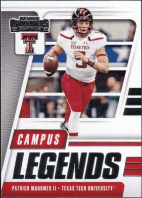 2021 Panini Contenders Draft Picks Campus Legends #2 - Patrick Mahomes II - Image 1 of 2