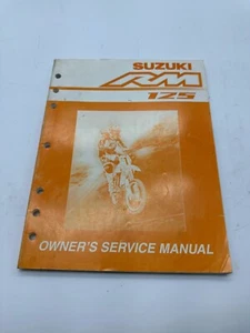 Suzuki RM125 Factory Owner's Service Repair Manual Book SKU23 - Picture 1 of 1