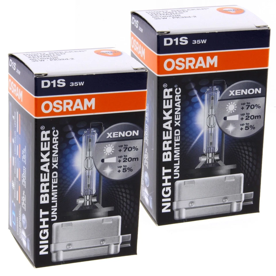 OSRAM D1S Xenarc Night Breaker Unlimited Gasentladungs-Scheinwerferlampen für Pkw