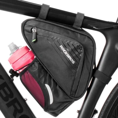 ROCKBROS Bike Bicycle Triangle Frame Bag Cycling Triangle Bag Water Bottle Bag - Image 1 of 4