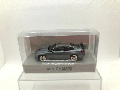 MINICHAMPS 1:87 BMW M4 GTS 2016 GRIGIO OPACO E RUOTE ARANCIONI - Immagine 1 di 4