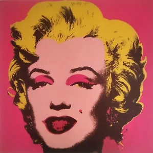 Litografía clásica de Andy Warhol 1967 Marilyn Monroe #Regalo único de Warhol arte pop - Imagen 1 de 3