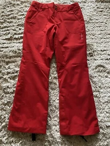 Spider Amour Gortex Insulated Women’s Ski Pants Size 14 Red New WO Tags $399 - Picture 1 of 9
