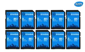 8GB SD cards 10 pack for Digital Cameras / Trail Camera / Dash Cam - Picture 1 of 4