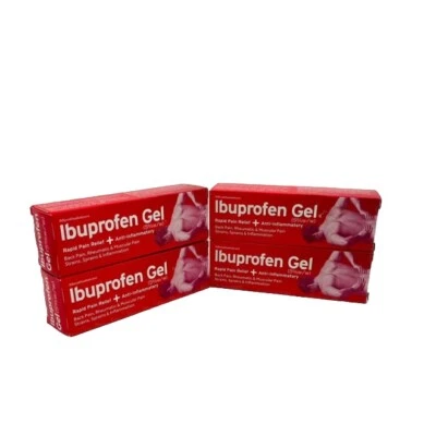MENTHOLATUM Ibrofen 50g Gel Rapid Pain Relief + Anti-inflammatory ( Pack Of 6)