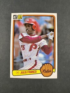 1983 Donruss Julio Franco #525 Rookie Rc Philadelphia Phillies