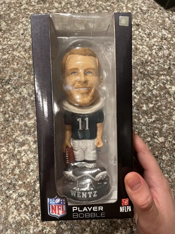 Carson Wentz Philadelphia Eagles Knucklehead Big Head Bobblehead NFL MIB ! Cover