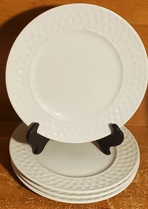 Oneida Majesticware BASKETWEAVE Salad plate set of 4, 7 1/2", WICKER Very good - Picture 1 of 10