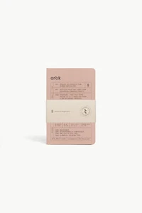 Paquete de 3 cuadernos cosidos de cantante de bolsillo en almendra - punteados - NUEVO - Imagen 1 de 5