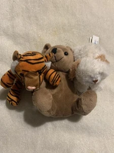 3 JUGUETES ANIMALES DE PELUCHE Perro, Tigre, Oso de Peluche Ligeramente Usado Abrazo Diversión, Steven Smith - Imagen 1 de 24