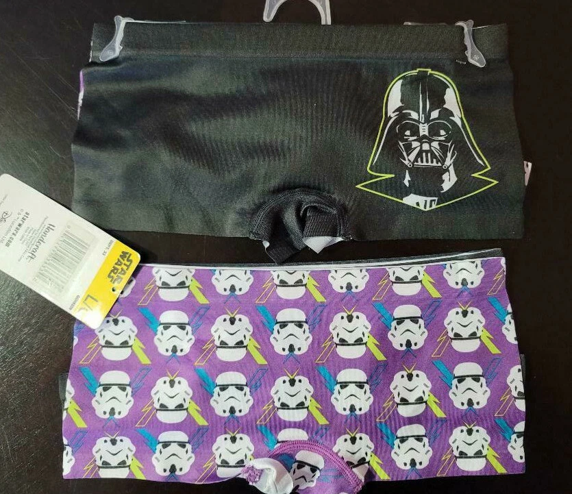  Ropa interior corta Star Wars Disney niñas niños ~ paquete de 2. ~NUEVO CON ETIQUETAS Foto 1 de 1
