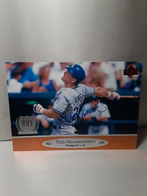 Autógrafo Todd Hollingsworth Jumbo 1997 cubierta superior Foto 1 de 4