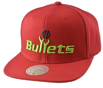 Washington Bullets Mitchell & Ness NBA Basketball Grinch Men's Snapback Cap - Image 1 of 4