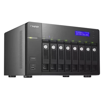 QNAP TS-859 Pro+ 8-Bay NAS | 2 GB RAM | Atom D510 4x 1.8 GHz | Dual Gigabit LAN - Image 1 of 4