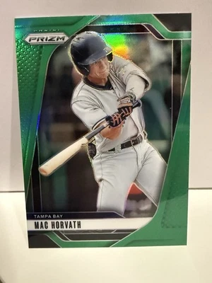 2025 Prizm Baseball #203 Mac Horvath Green Prizm - Image 1 of 2