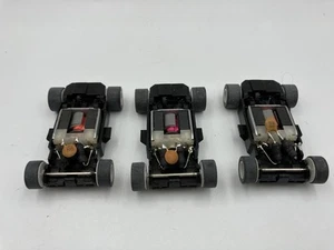 Micro Scalextric 3 x spare 12 volt motors & chassis (wide fitting) Scale 1/64 - Picture 1 of 4