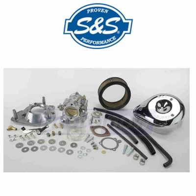 S&S Cycle Super E Shorty Carburetor Kit for 1985-1986 Harley Davidson FXWG ub - Image 1 of 4