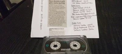DAVID BOWIE  2017 UK RADIO COMPILATION Jools Holland Rick Wakeman  cassette tape - Image 1 of 3