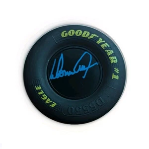 Mini neumático firmado por Donnie Allison autografiado certificado de autenticidad JSA NASCAR HOF - Imagen 1 de 1