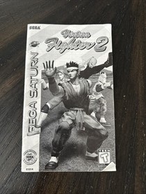 Sega Saturn Manual Only Virtua Fighter 2 