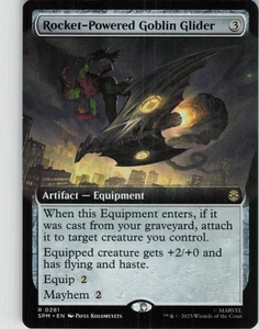 Planeador Goblin Powered Rocket R Marvel's Spider-Man 172 casi nuevo normal Magic The Gathering - Imagen 1 de 2