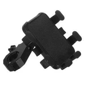 Schwarze Anti Handyhalterung für Motorrad und Roller Lenkerhalterung - Bild 1 von 18