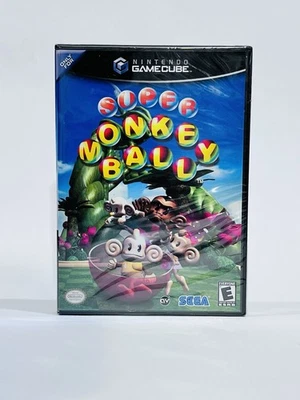 Super Monkey Ball Nintendo GameCube, 2001 Brand New Sealed some tear in wrapper - Image 1 of 4
