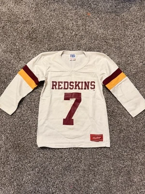 Camiseta de fútbol americano de colección Washington Redskins Rawlings manga larga juvenil talla L #7 Foto 1 de 4