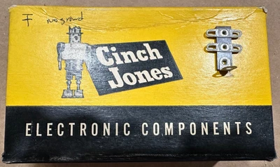 Cinch-Jones Terminal Strip - 4 legs with NO ground - Model 52T - Qty 15! - Image 1 of 4
