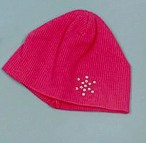 Lo último Rosa Tejido Gorro Sombrero con Estrás Copo de Nieve Se Adapta a Muñecas American Girl de 18 - Imagen 1 de 1
