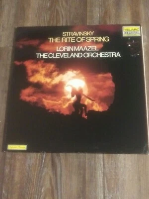 TELARC DIGITAL GERMANY Stravinsky MAAZEL Rite of Spring Suite DG-10054 VG+ LP 🔥 - Image 1 of 4