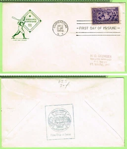#855 Baseball Centenial June 12 1939 Cooperstown NY Planty #35b, Farnam + 107 - Picture 1 of 1