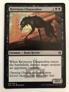 MTG Masters 25 Ravenous Chupacabra 104/249 LP - Picture 1 of 2