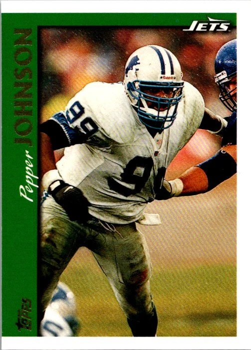 1997 Topps #52 Pepper Johnson - Image 1 of 2